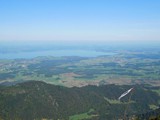 der Chiemsee von oben